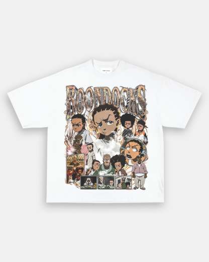 Unisex-Adult Ultra Cotton Washed T-Shirt Graphic BOONDOCKS V2 TEE