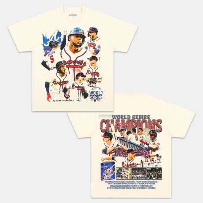 Unisex-Adult Ultra Cotton Washed T-Shirt Graphic  BRAVES TEE 