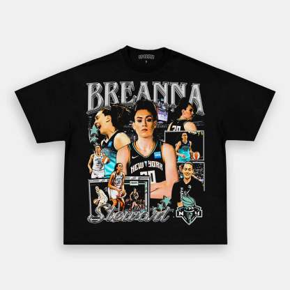 Unisex-Adult Ultra Cotton Washed T-Shirt Graphic  BREANNA STEWART TEE 