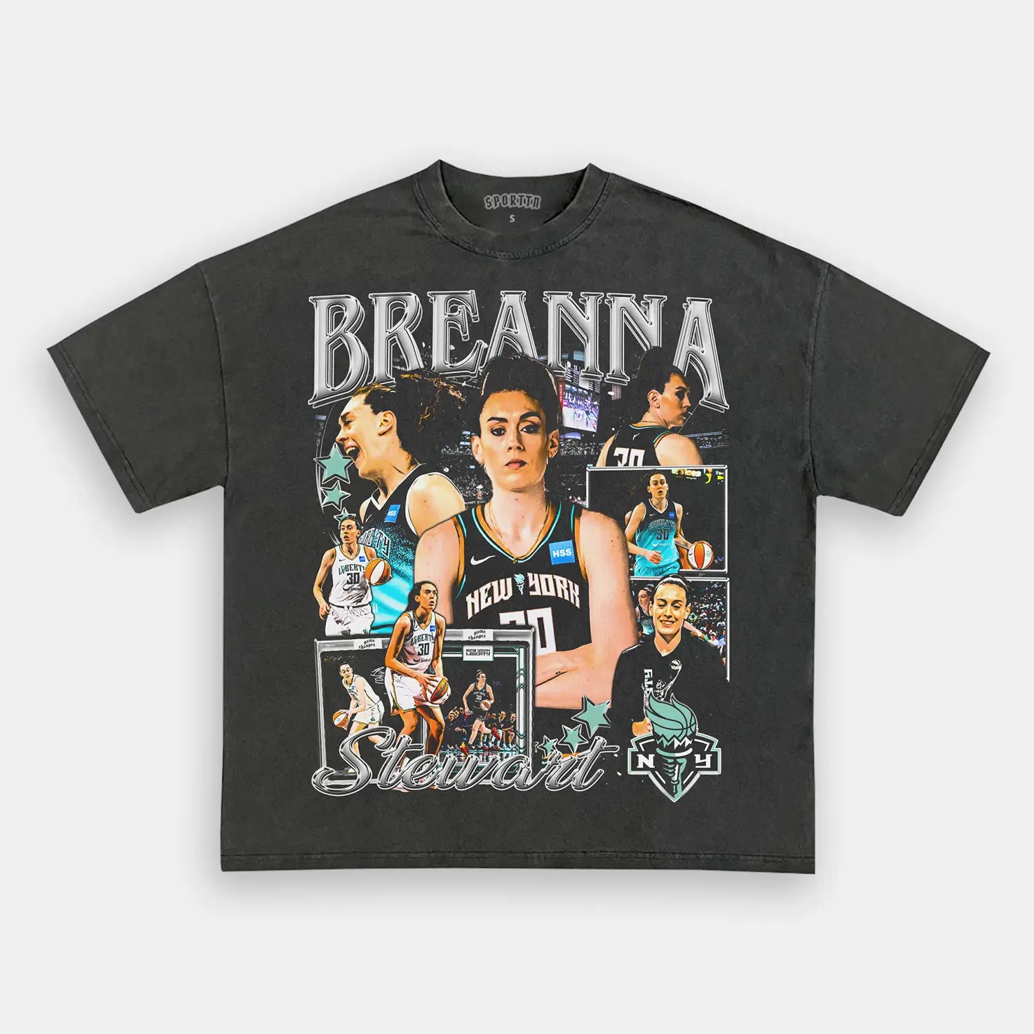 Unisex-Adult Ultra Cotton Washed T-Shirt Graphic  BREANNA STEWART TEE 