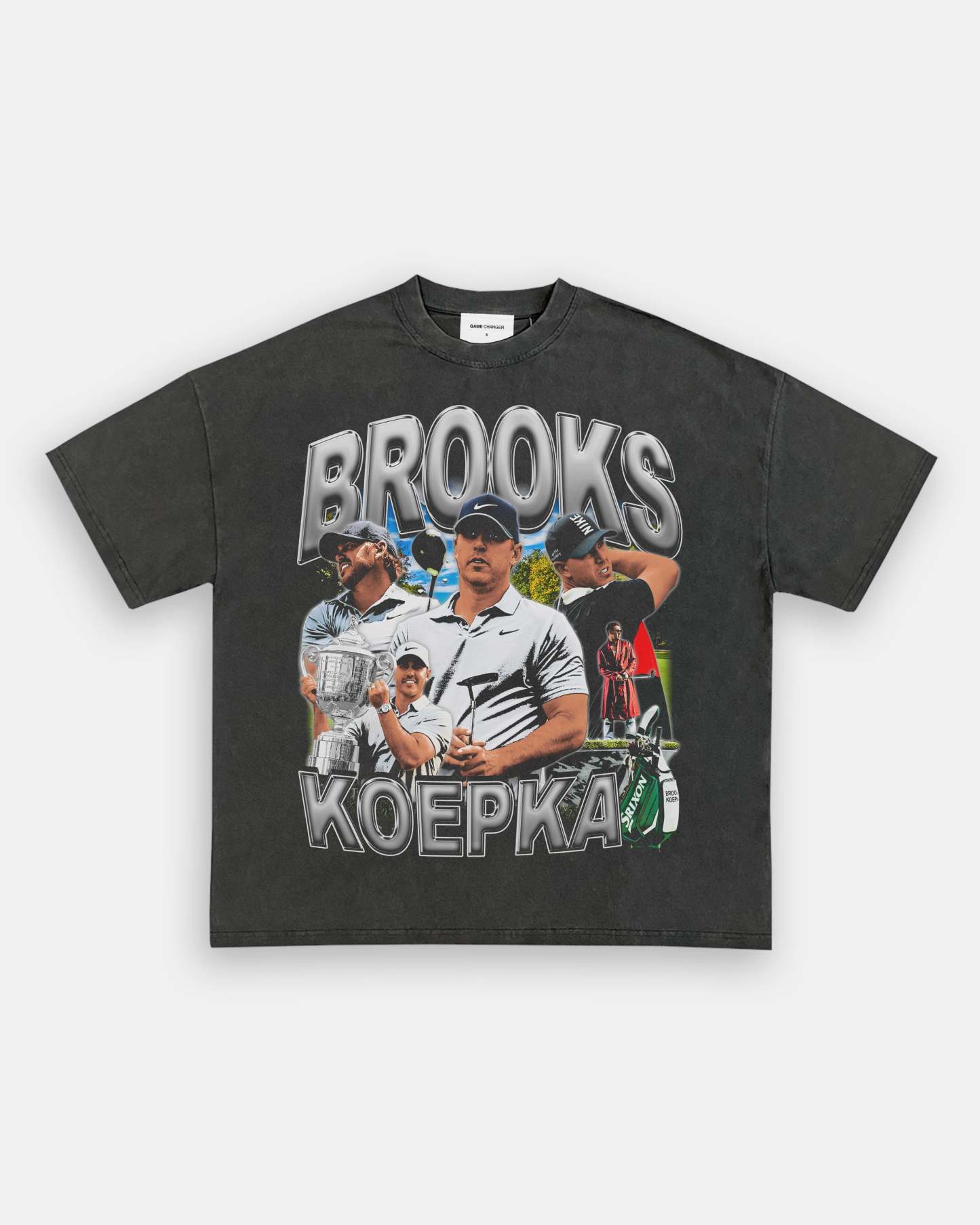 Unisex-Adult Ultra Cotton Washed T-Shirt Graphic BROOKS KOEPKA TEE