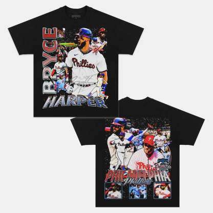 Unisex-Adult Ultra Cotton Washed T-Shirt Graphic BRYCE HARPER TEE 
