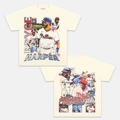 Unisex-Adult Ultra Cotton Washed T-Shirt Graphic BRYCE HARPER TEE 