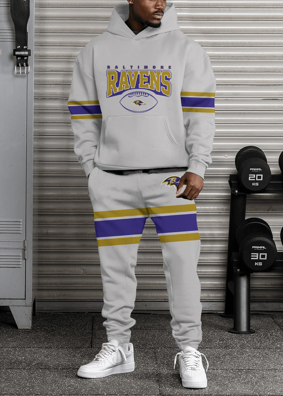 Baltimore Ravens NFL Sport Hoodie Tracksuit Style 430