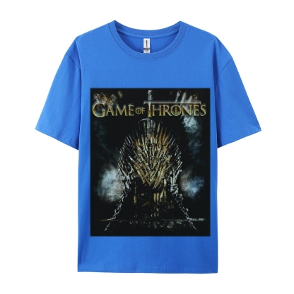 Unisex-Adult Ultra Cotton Washed T-Shirt Graphic GAME OF THRONES TEE 