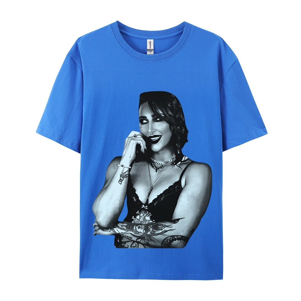 Unisex-Adult Ultra Cotton Washed T-Shirt Graphic 2024 RHEA RIPLEY TEE