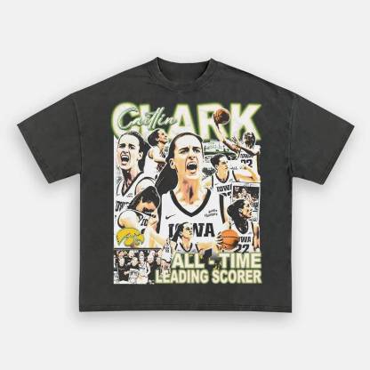Unisex-Adult Ultra Cotton Washed T-Shirt Graphic CAITLIN CLARK V3 TEE 