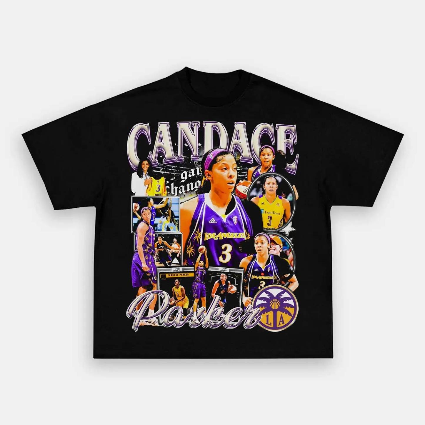 Unisex-Adult Ultra Cotton Washed T-Shirt Graphic  CANDACE PARKER TEE 