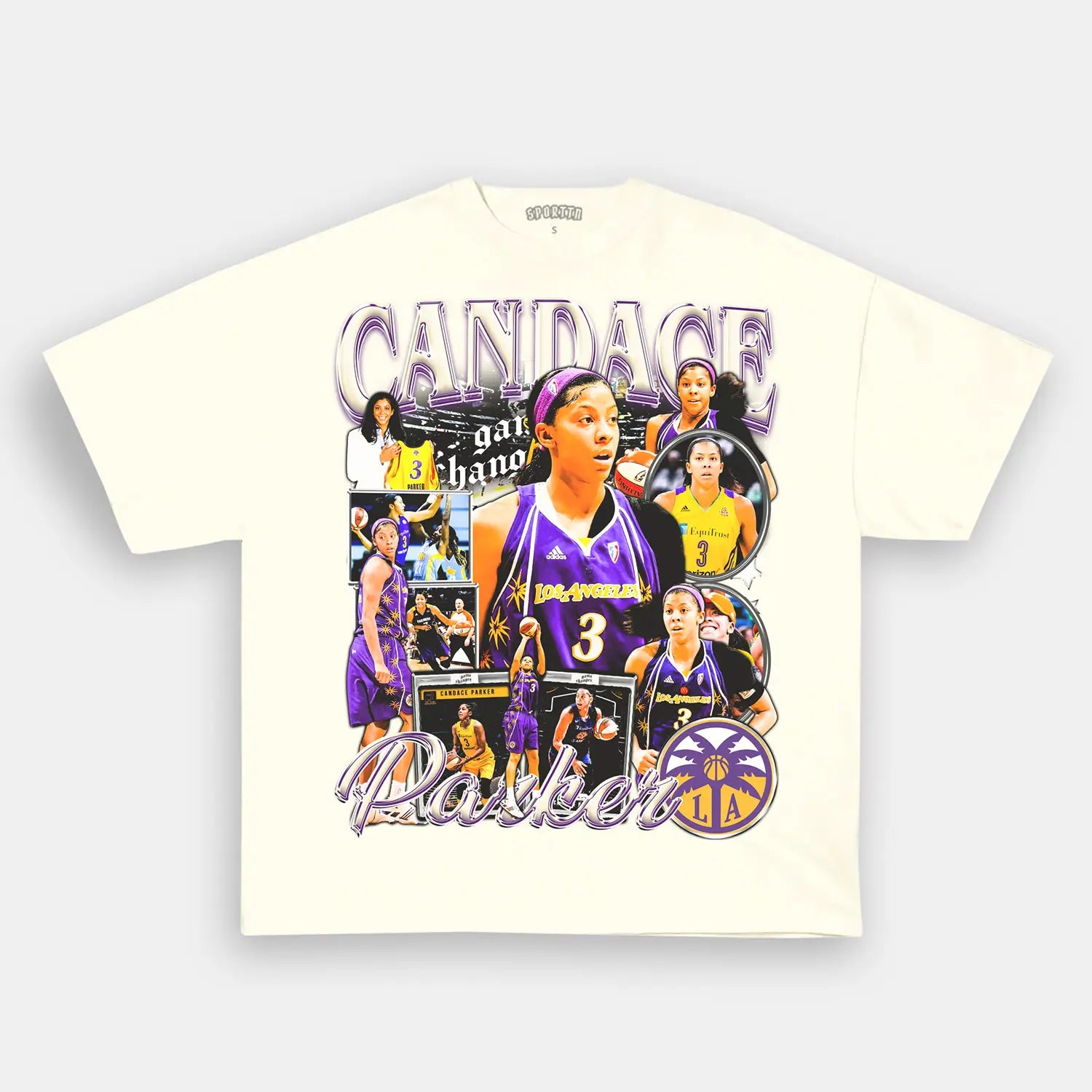 Unisex-Adult Ultra Cotton Washed T-Shirt Graphic  CANDACE PARKER TEE 