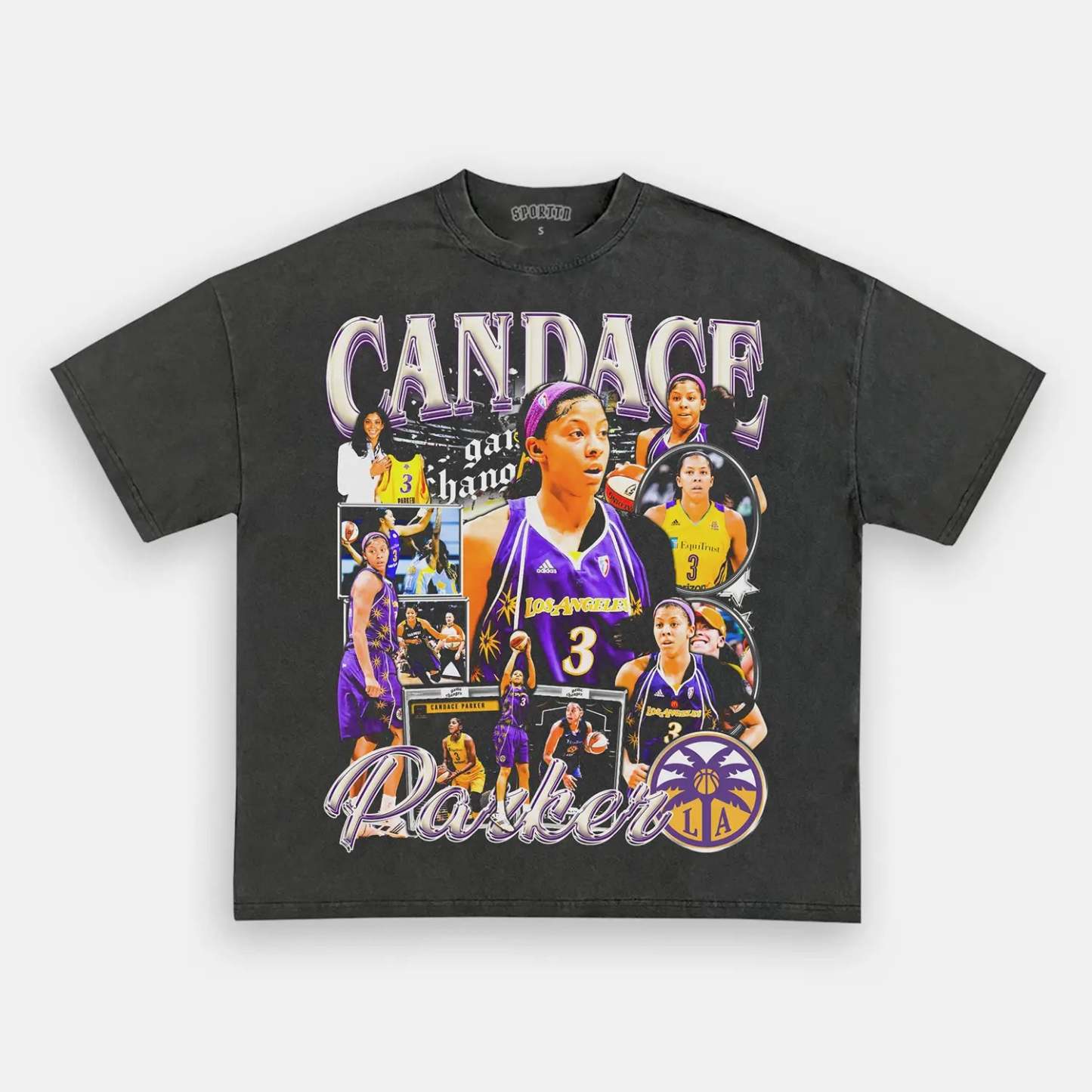 Unisex-Adult Ultra Cotton Washed T-Shirt Graphic CANDACE PARKER TEE