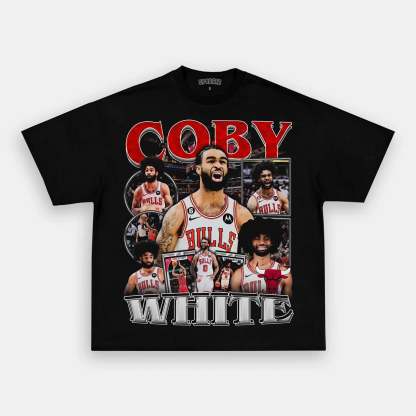 Unisex-Adult Ultra Cotton Washed T-Shirt Graphic  COBY WHITE TEE 