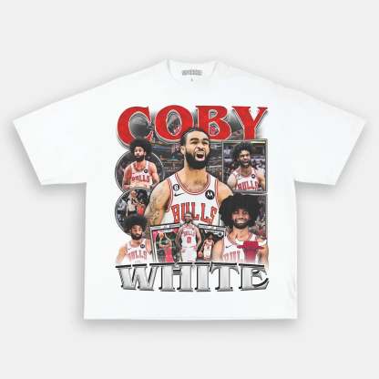 Unisex-Adult Ultra Cotton Washed T-Shirt Graphic  COBY WHITE TEE 