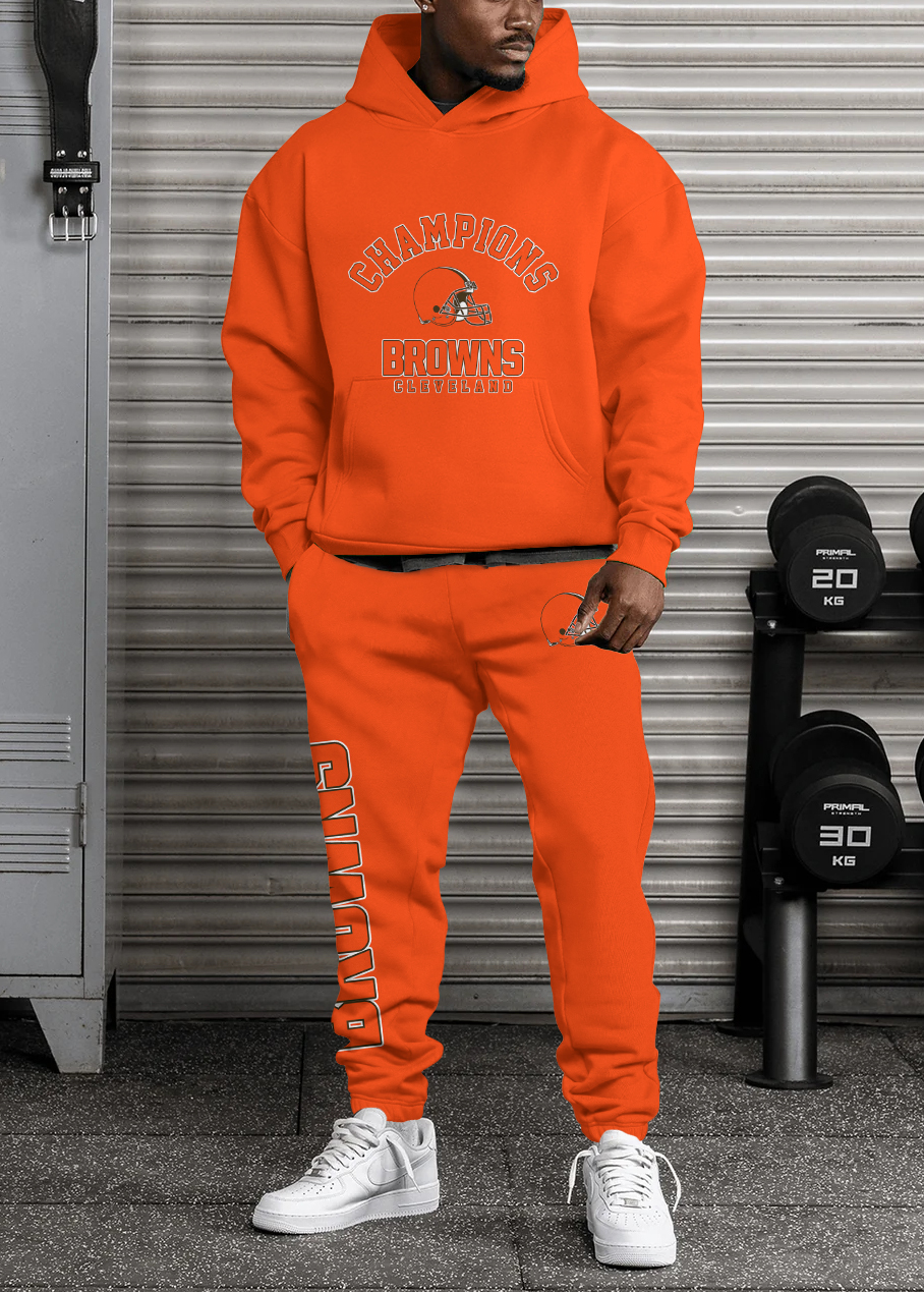 Cleveland Browns NFL Sport Hoodie Tracksuit Style 10