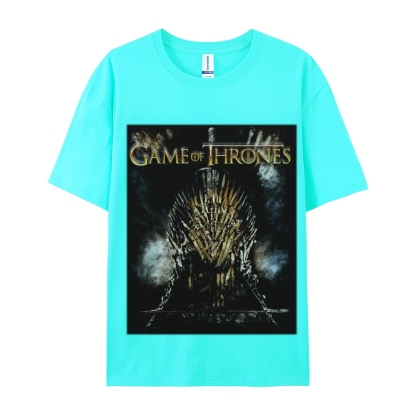 Unisex-Adult Ultra Cotton Washed T-Shirt Graphic GAME OF THRONES TEE 