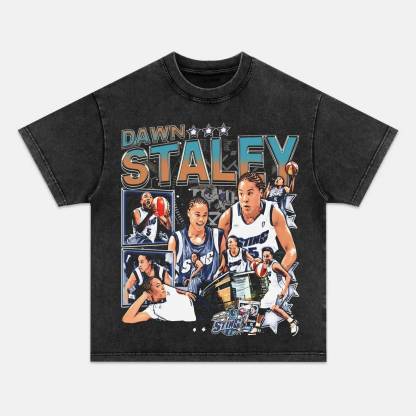 Unisex-Adult Ultra Cotton Washed T-Shirt Graphic  DAWN STALEY TEE 