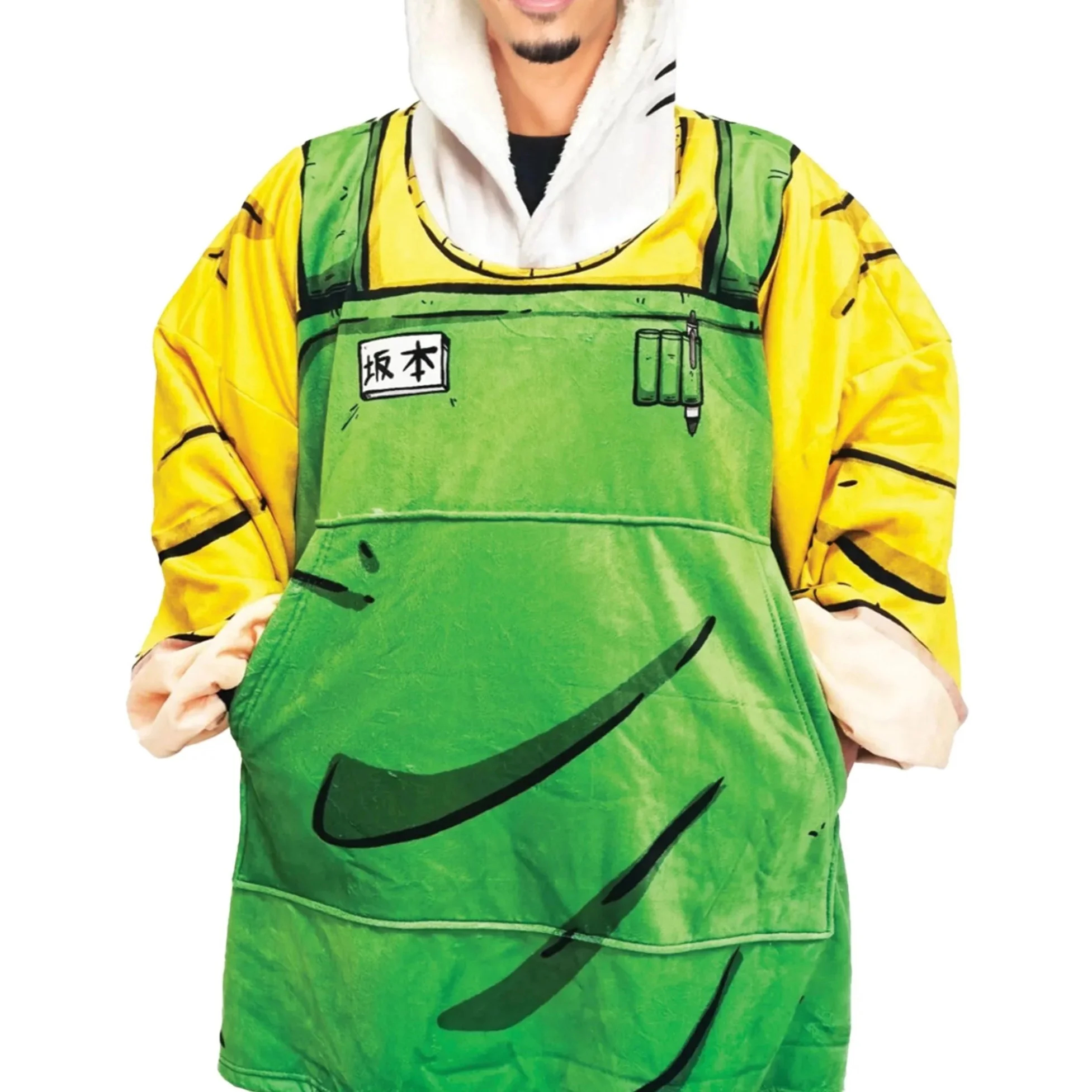 Unisex Anime SAKAMOTO DAYS Blanket Hooded Flannel Blanket Pajamas