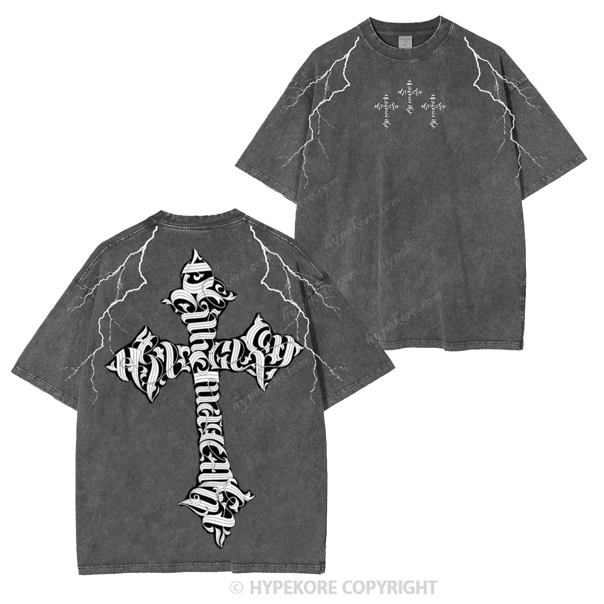 catholic water-washed T-shirt