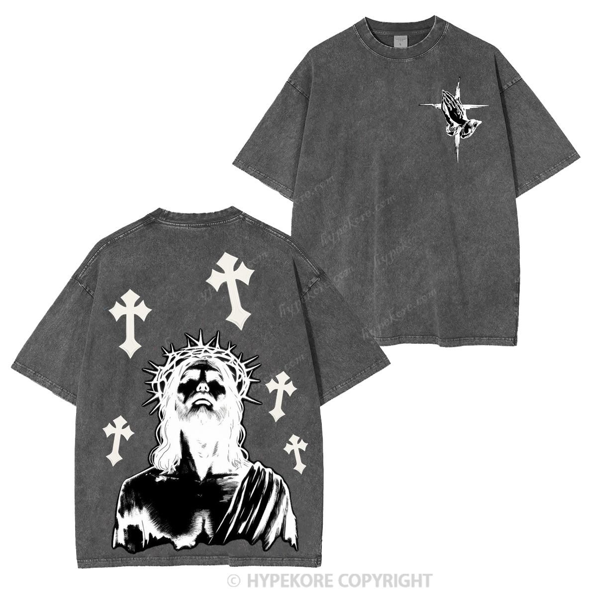 catholic water-washed T-shirt
