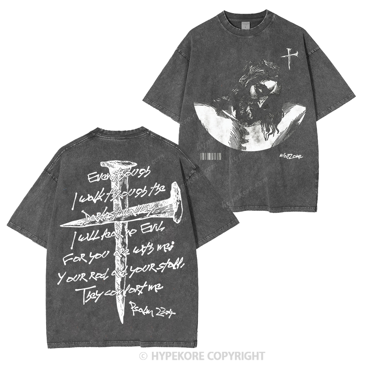 catholic water-washed T-shirt