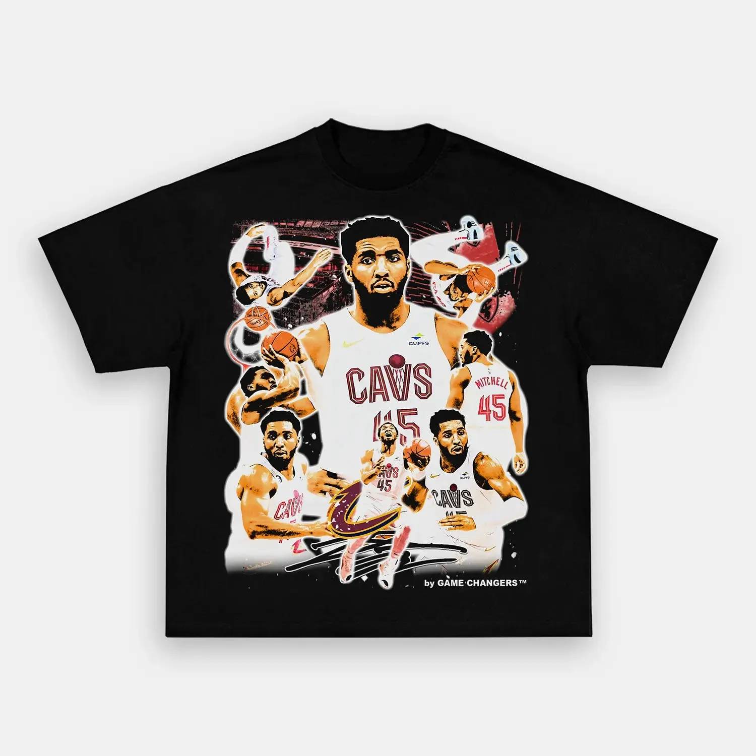 Unisex-Adult Ultra Cotton Washed T-Shirt Graphic  DONOVAN MITCHELL V3 TEE 