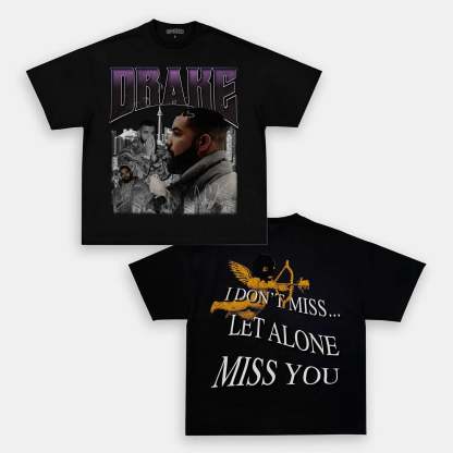 Unisex-Adult Ultra Cotton Washed T-Shirt Graphic DRAKE TEE 