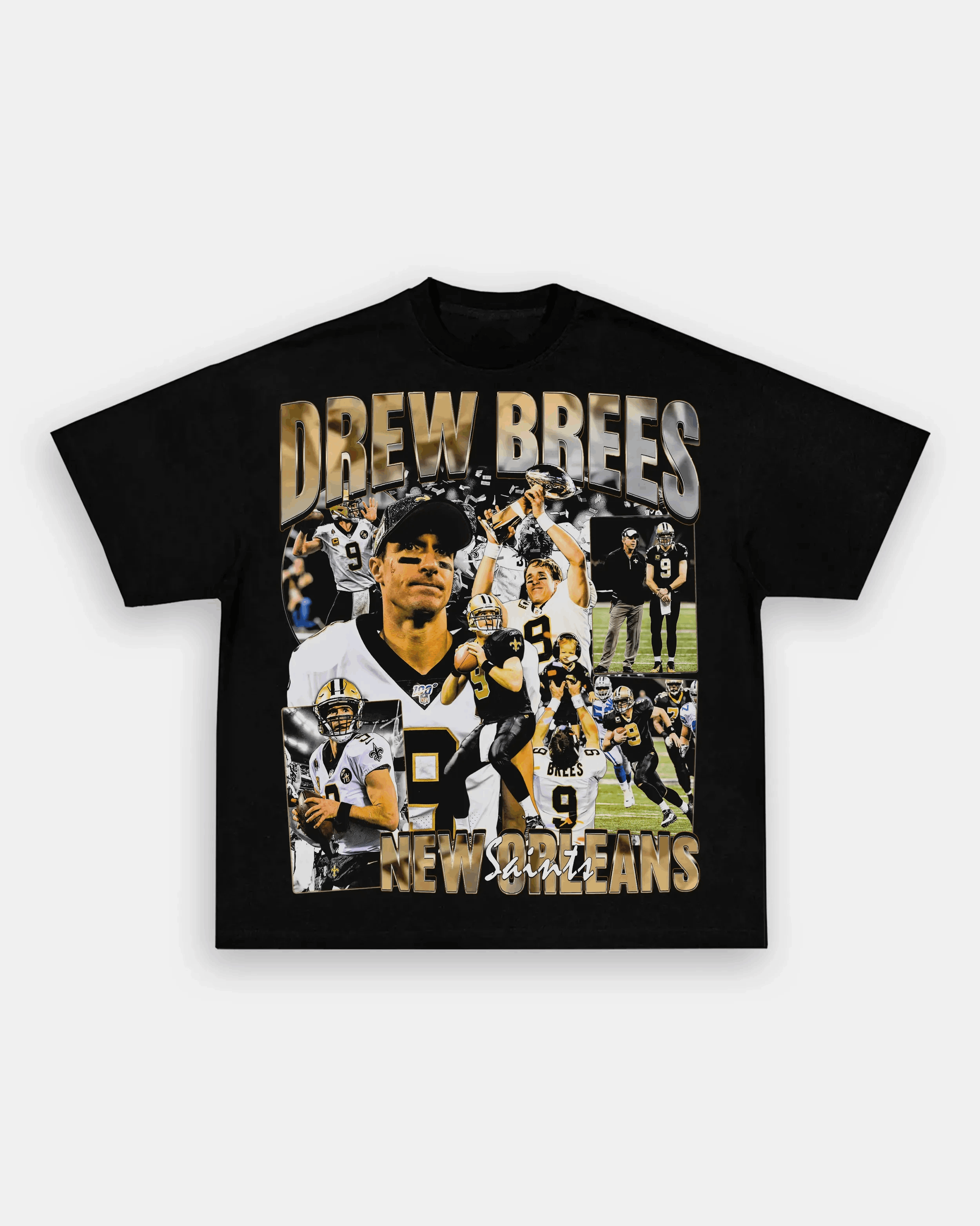 T-Shirt DREW BREES Graphic Unisex-Adult Ultra Cotton Washed | TIDESENCE