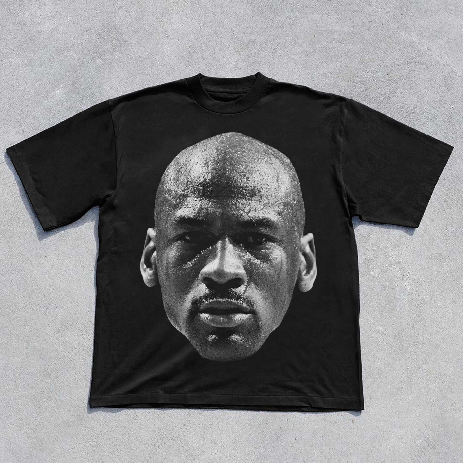 'THE JORDAN DRIVE' HEAVYWEIGHT BLACK T-SHIRT