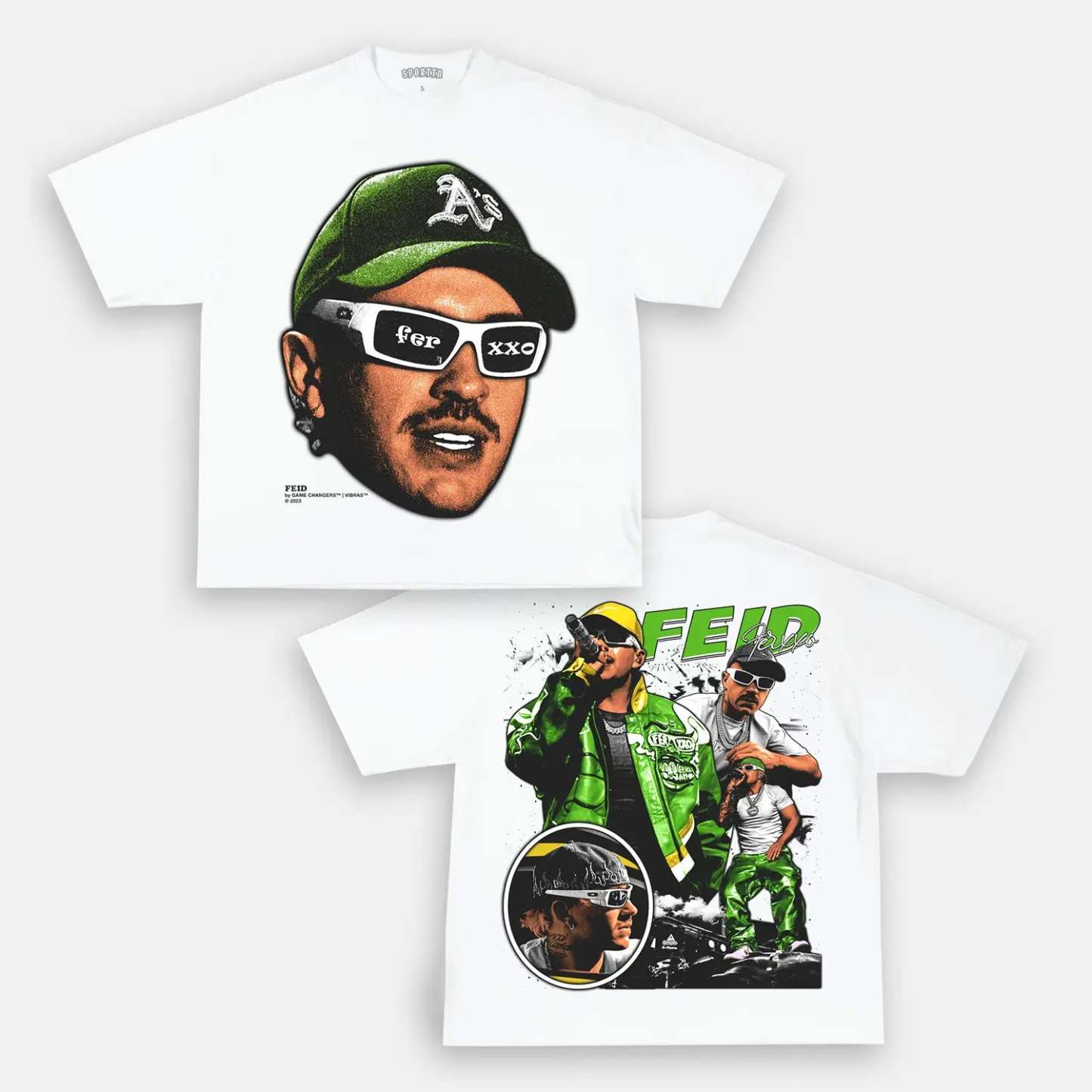 Unisex-Adult Ultra Cotton Washed T-Shirt Graphic FEID V3 TEE 