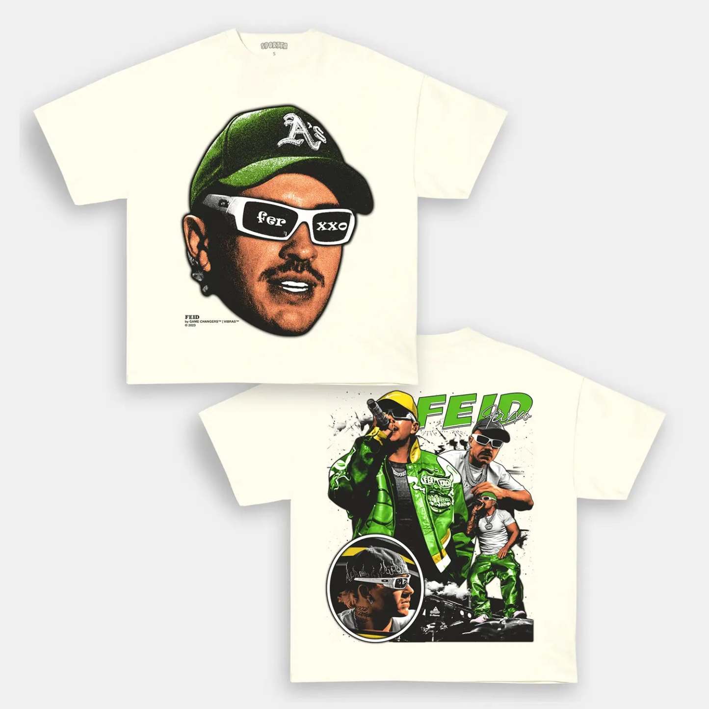 Unisex-Adult Ultra Cotton Washed T-Shirt Graphic FEID V3 TEE 