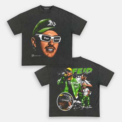 Unisex-Adult Ultra Cotton Washed T-Shirt Graphic FEID V3 TEE 