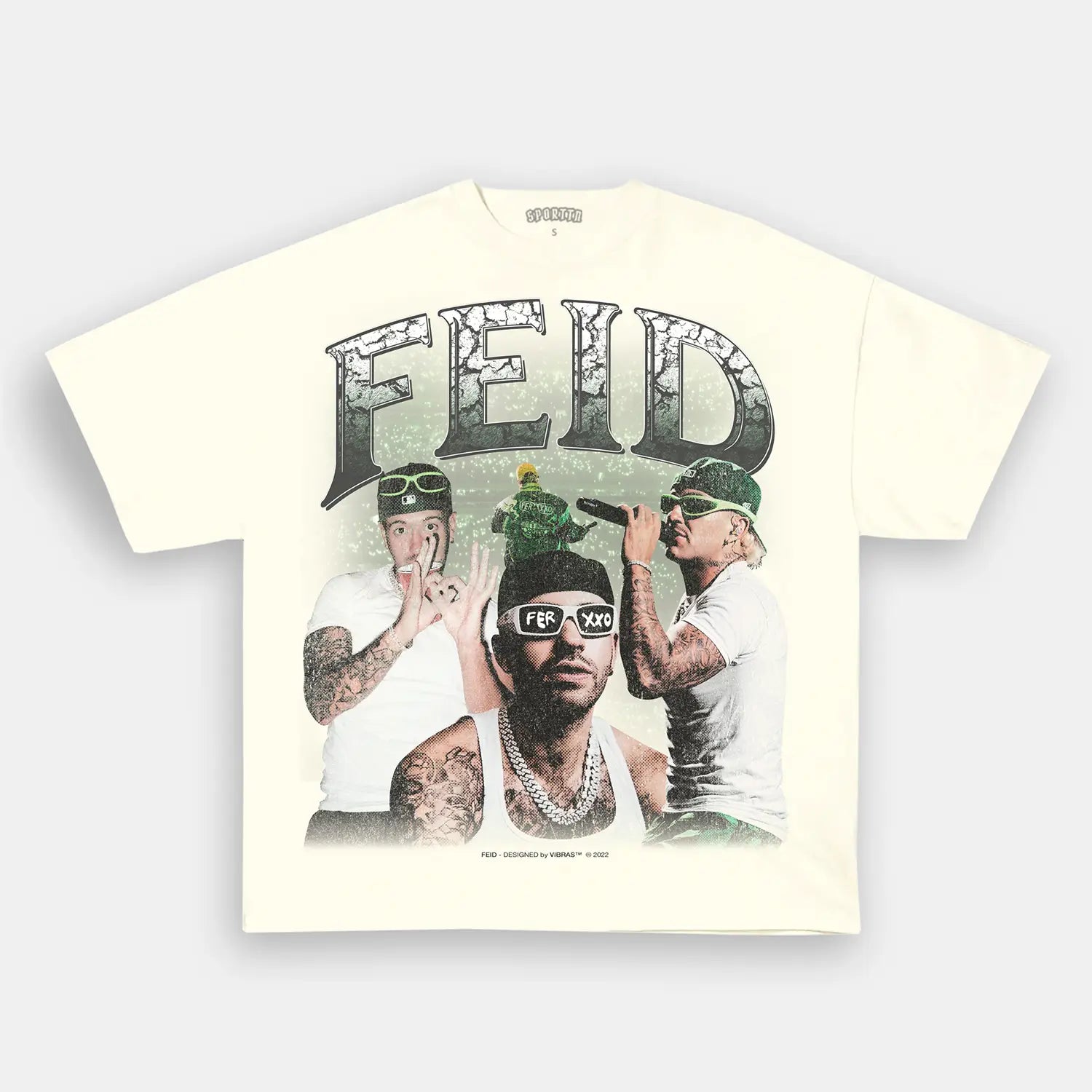 Unisex-Adult Ultra Cotton Washed T-Shirt Graphic FEID VINTAGE TEE 