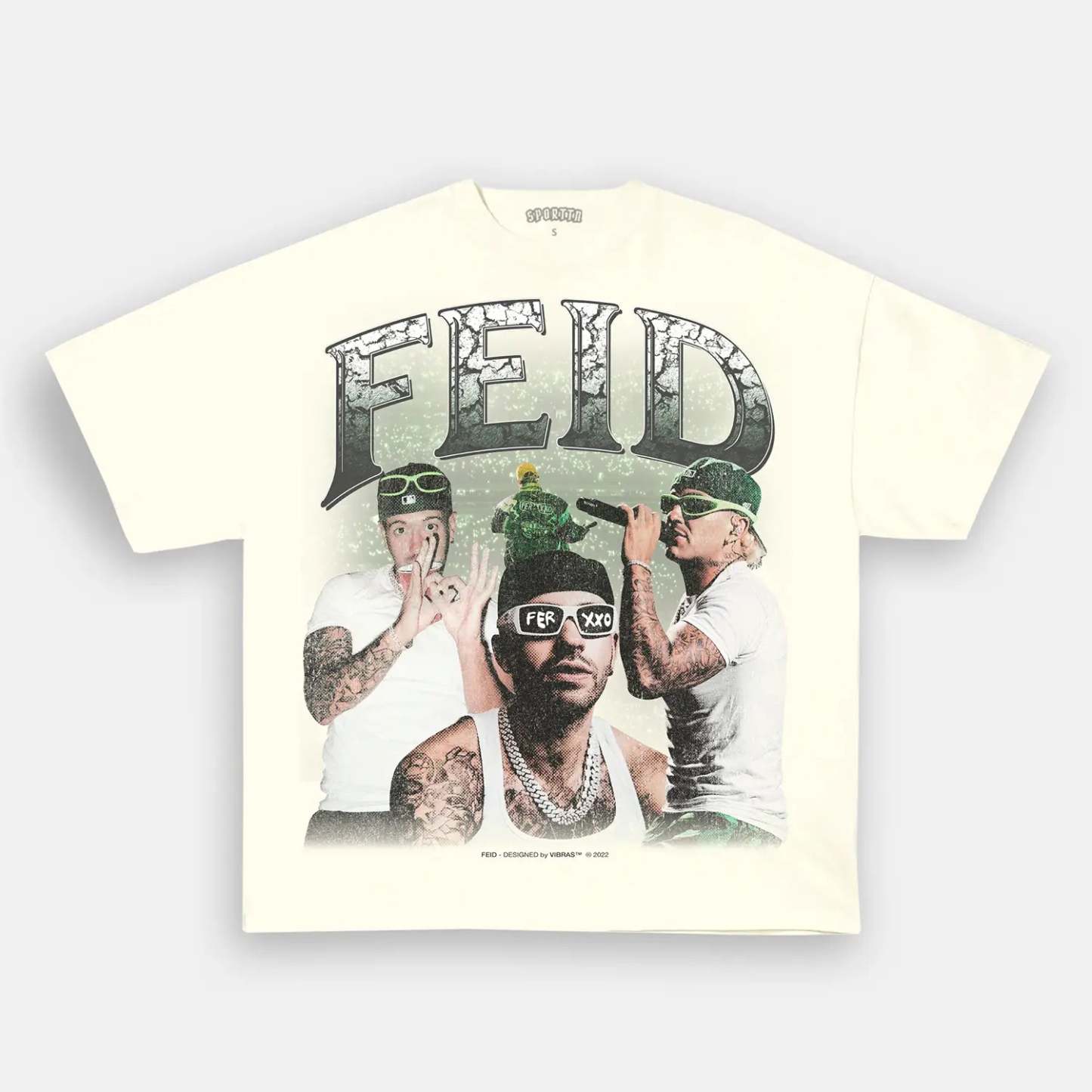 Unisex-Adult Ultra Cotton Washed T-Shirt Graphic FEID VINTAGE TEE 