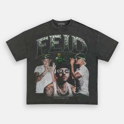 Unisex-Adult Ultra Cotton Washed T-Shirt Graphic FEID VINTAGE TEE 