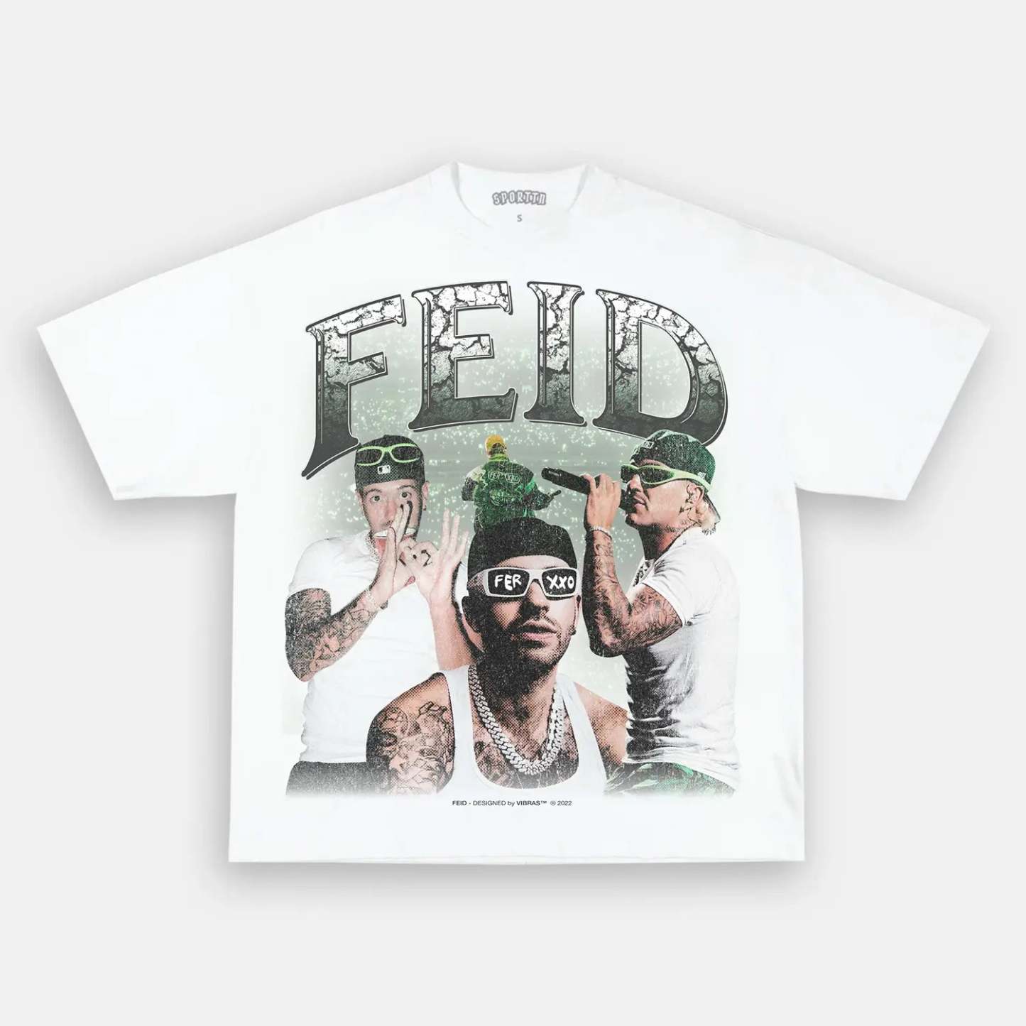 Unisex-Adult Ultra Cotton Washed T-Shirt Graphic FEID VINTAGE TEE 