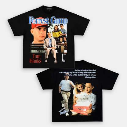 Unisex-Adult Ultra Cotton Washed T-Shirt Graphic FORREST GUMP TEE 
