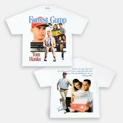 Unisex-Adult Ultra Cotton Washed T-Shirt Graphic FORREST GUMP TEE 