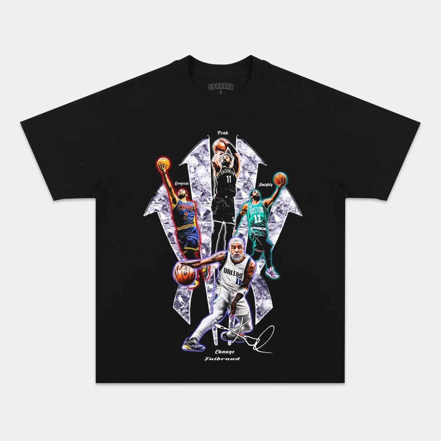 Unisex-Adult Ultra Cotton Washed T-Shirt Graphic  FOUR SHOOTING GUARDS VINTAGE TEE 