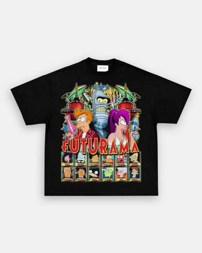 Unisex-Adult Ultra Cotton Washed T-Shirt Graphic FUTURAMA TEE
