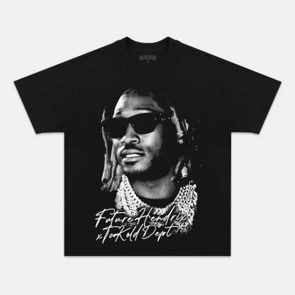 Unisex-Adult Ultra Cotton Washed T-Shirt Graphic FUTURE HENDRIX TEE 
