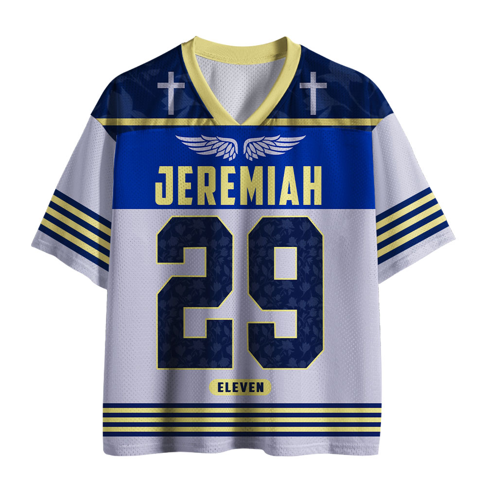 For I Know The Plan I Have For You Christian Mesh Jersey