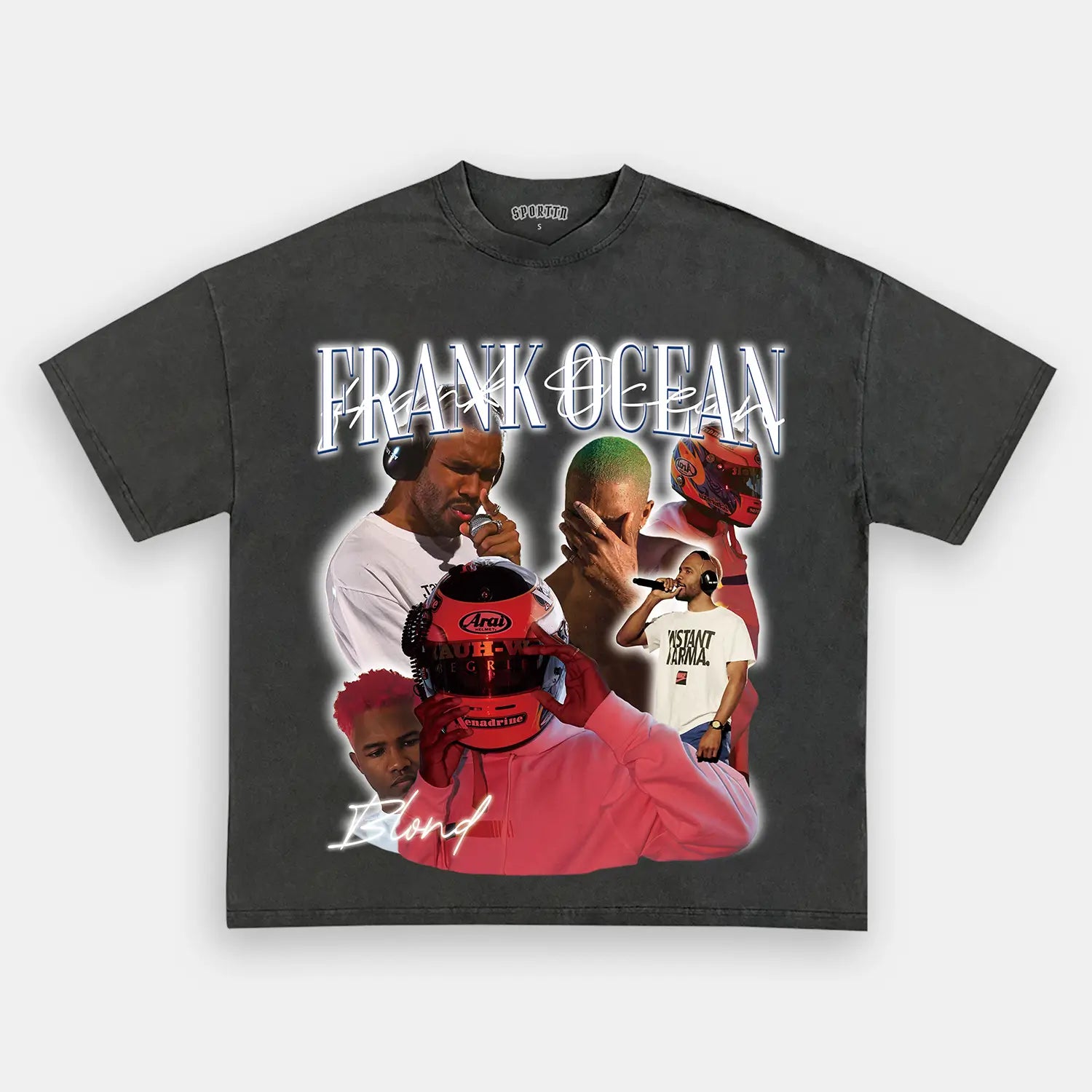 Unisex-Adult Ultra Cotton Washed T-Shirt Graphic Frank Ocean Tee 
