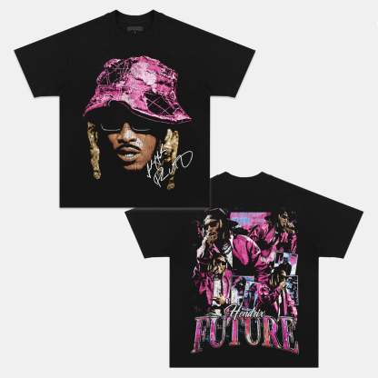 Unisex-Adult Ultra Cotton Washed T-Shirt Graphic FUTURE HENDRIX TEE 