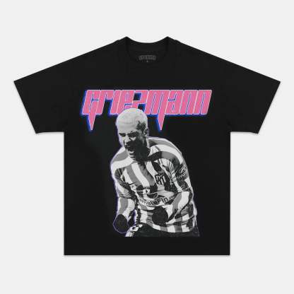 Unisex-Adult Ultra Cotton Washed T-Shirt Graphic GRIEZMANN CLASSIC TEE 