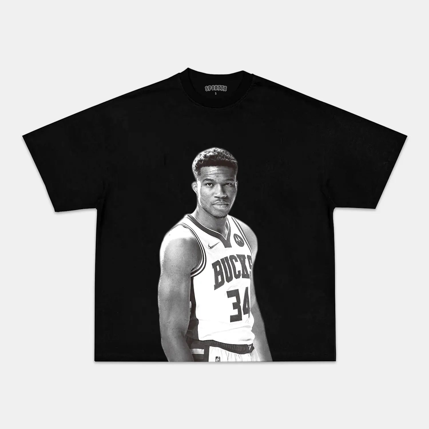 Unisex-Adult Ultra Cotton Washed T-Shirt Graphic Giannis Antetokounmpo TEE 