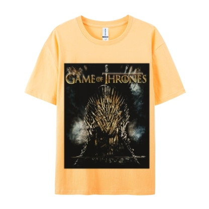 Unisex-Adult Ultra Cotton Washed T-Shirt Graphic GAME OF THRONES TEE 