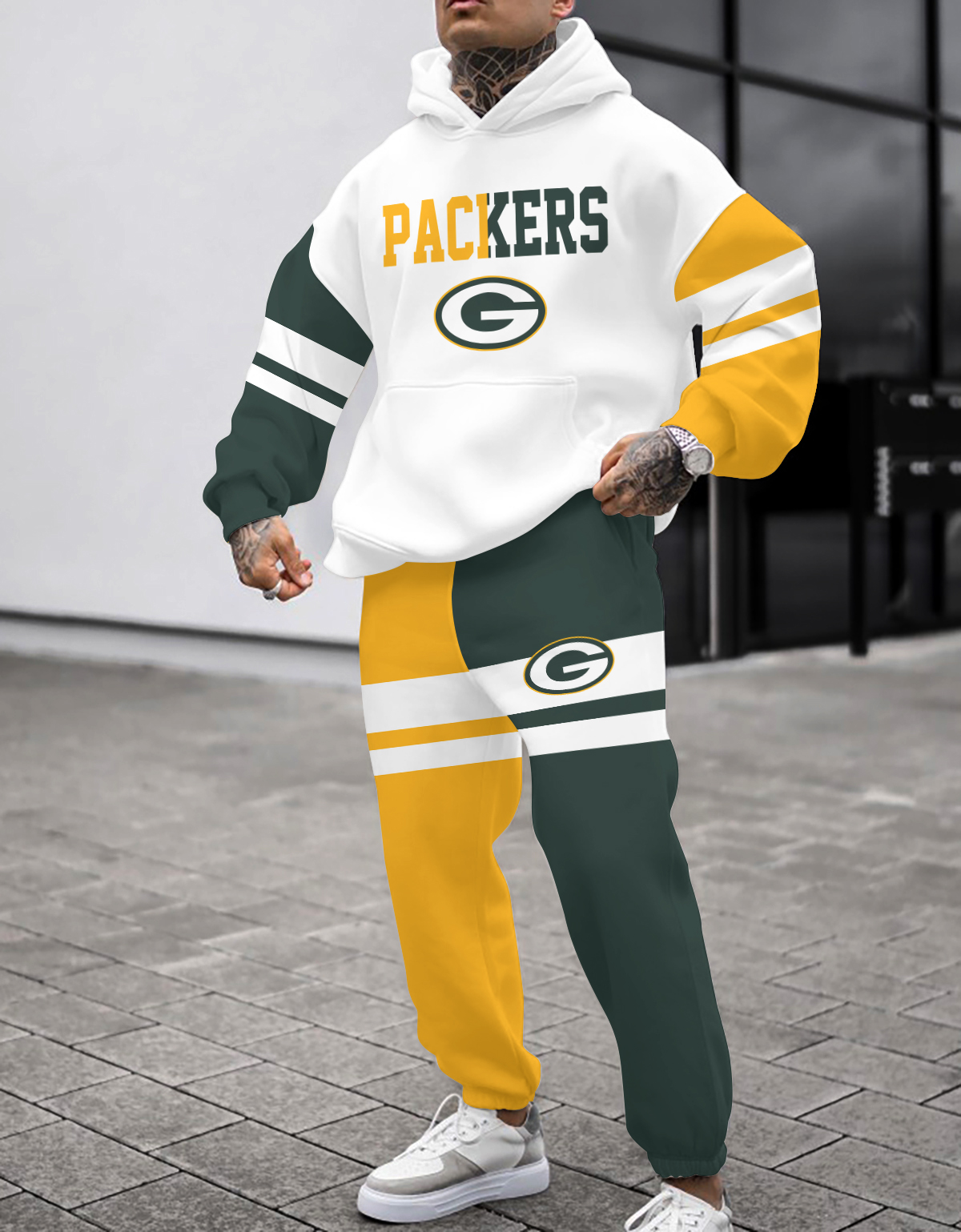 Green Bay Packers NFL Sport Hoodie Tracksuit Style 435
