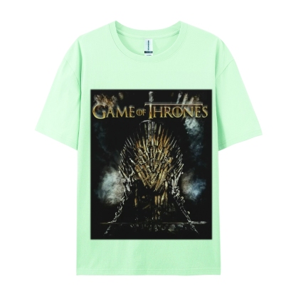 Unisex-Adult Ultra Cotton Washed T-Shirt Graphic GAME OF THRONES TEE 