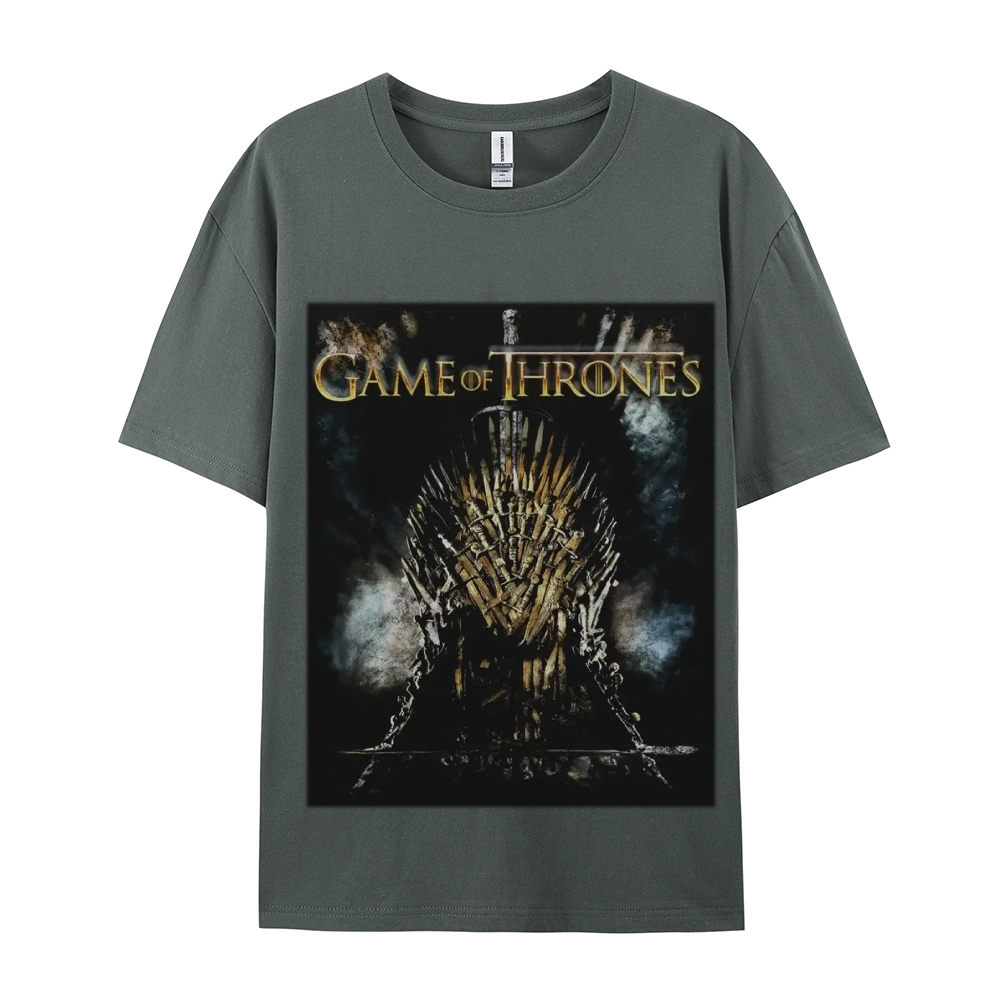 Unisex-Adult Ultra Cotton Washed T-Shirt Graphic GAME OF THRONES TEE 