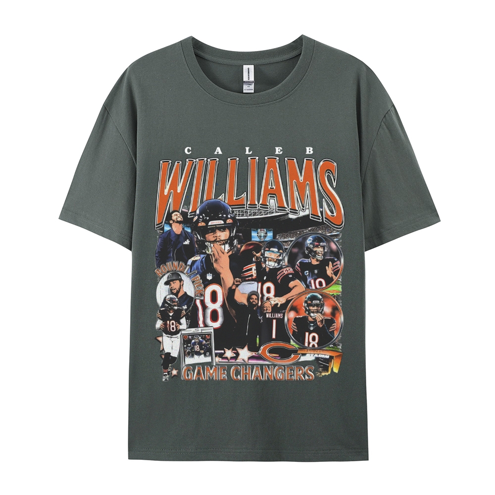 Unisex-Adult Ultra Cotton Washed T-Shirt Graphic CALEB WILLIAMS - BEARS TEE 