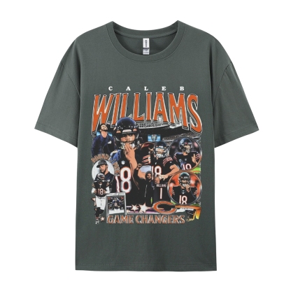 Unisex-Adult Ultra Cotton Washed T-Shirt Graphic CALEB WILLIAMS - BEARS TEE 